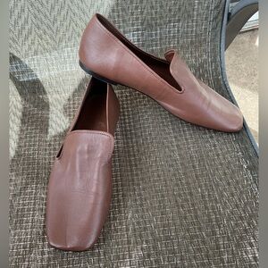 Everlane The Day Rum Brown Leather Loafers